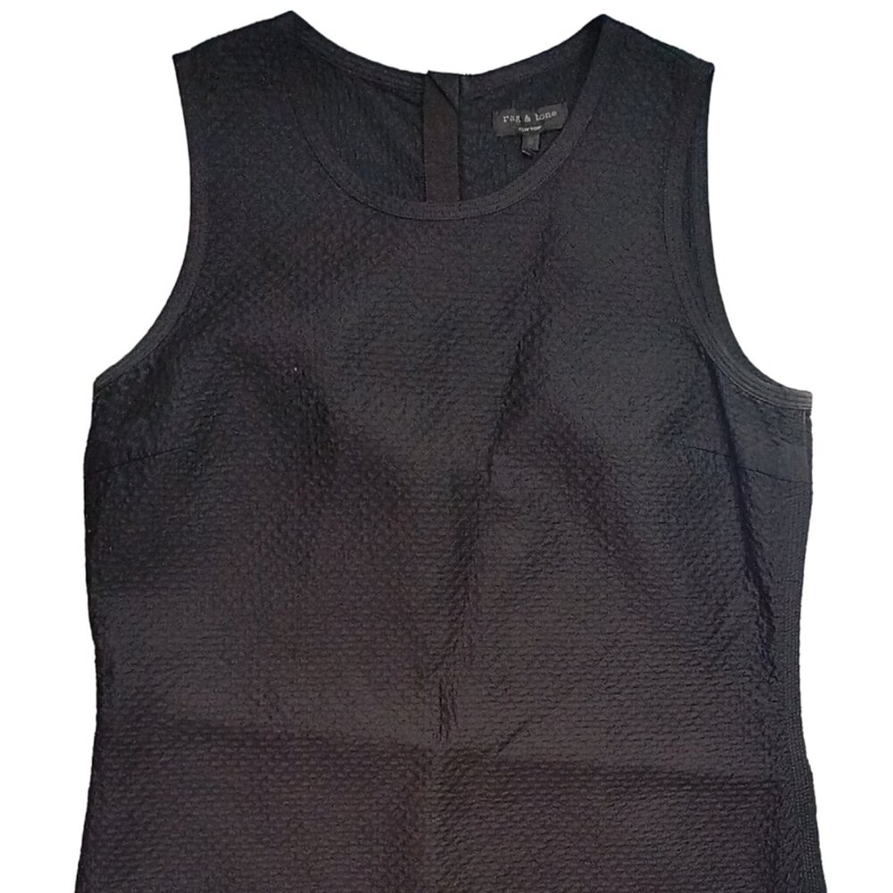 Rag & Bone Yuri Quilted Embroidered Poplin Shift Mini Dress 8